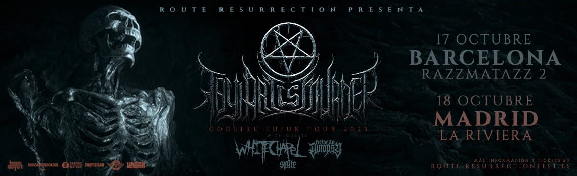 Comprar Entradas Thy Art Is Murder - Godlike Eu Uk Tour 2023 